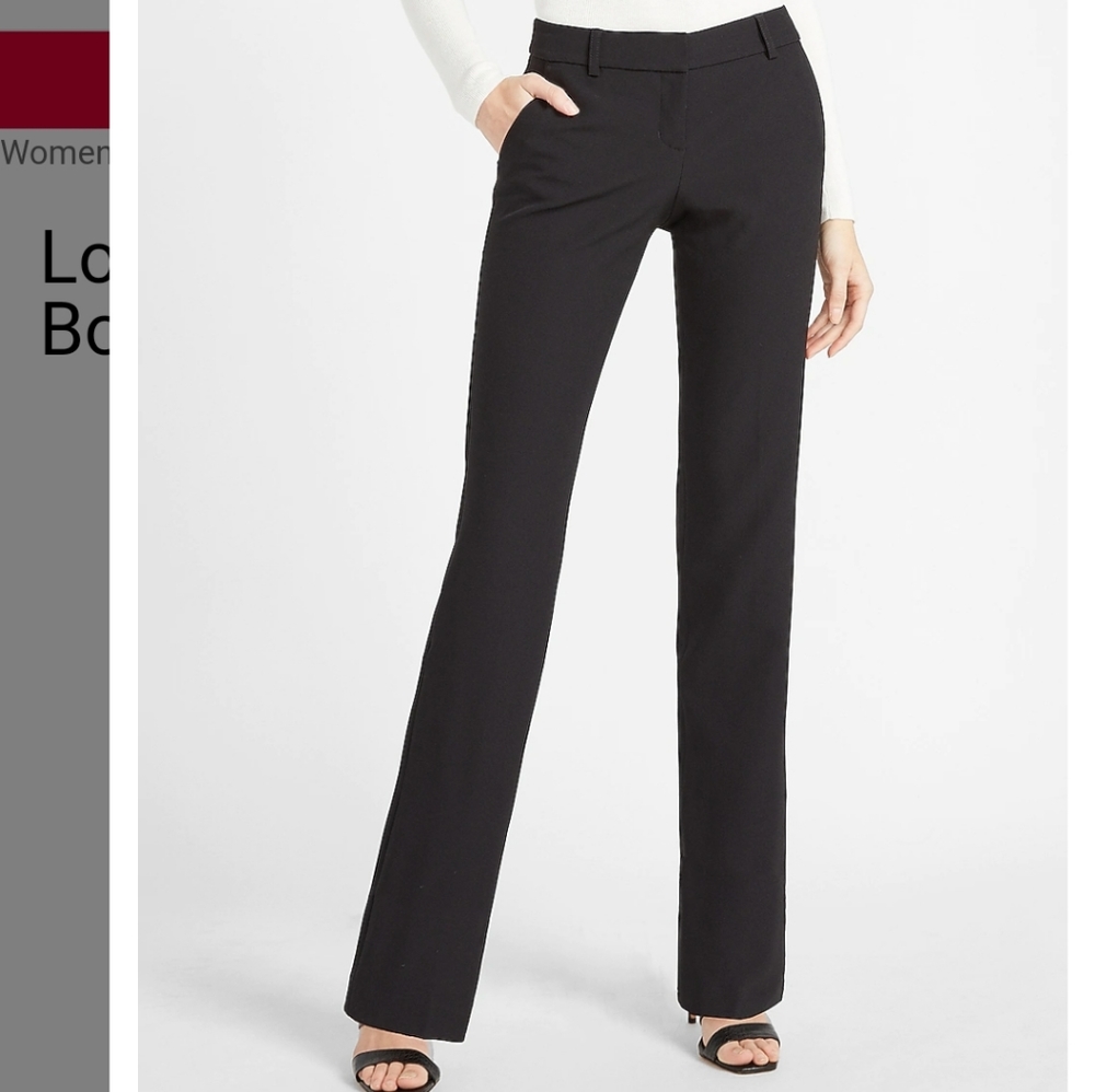 Express Editor black dress trousers, dress pant